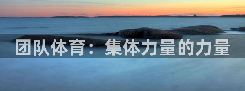 米兰体育官网下载是干嘛的公司：团队体育：集体力量的力量